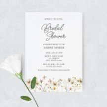 Watercolor Wildflower Bridal Shower