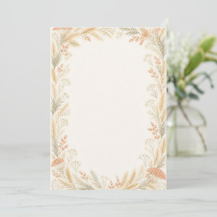 Watercolor Wildflower Bridal Shower Invitation B