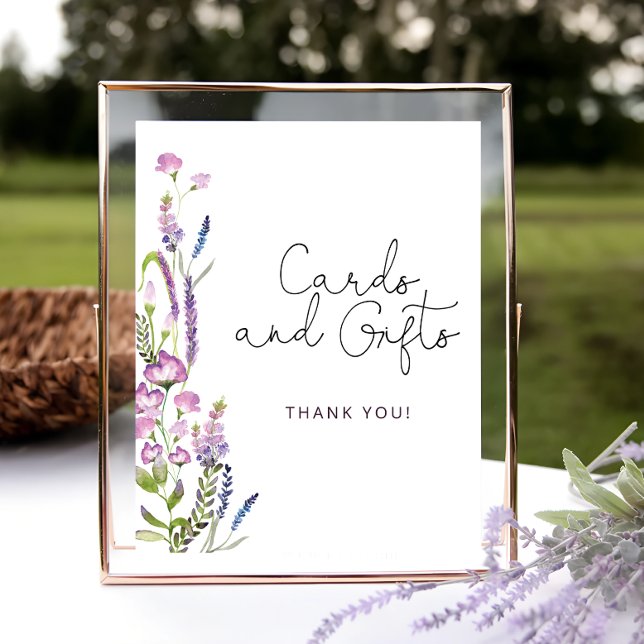 Watercolor Wildflower Cards and Gifts Poster (Creator Uploaded)