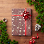 Watercolor Wildflower Floral Christmas  Wrapping Paper<br><div class="desc">Watercolor Wildflower Floral Christmas Wrapping Paper</div>