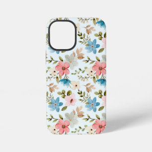 Watercolor Wildflower Floral Pattern iPhone 12 Mini Case