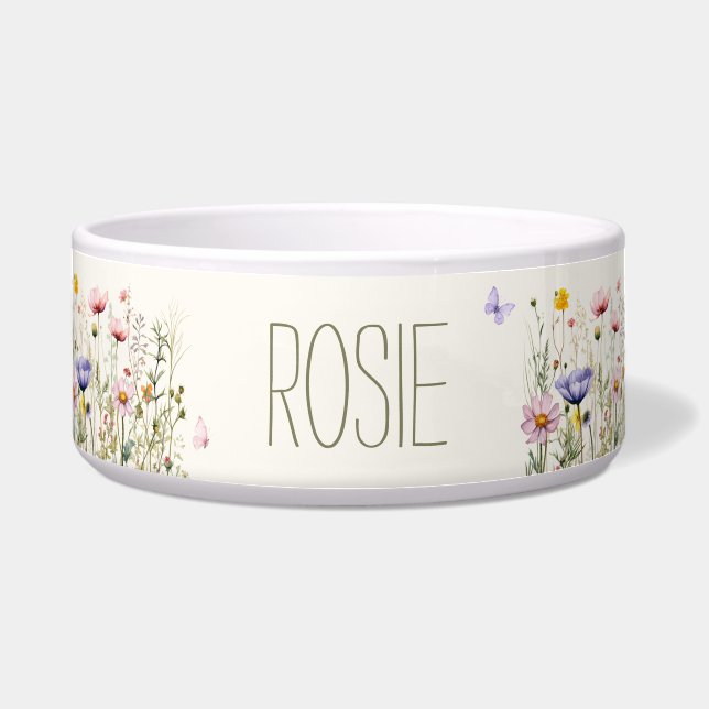 Watercolor Wildflower Floral Personalised  (Front)
