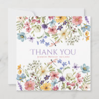 Watercolor Wildflower Girl 1st Birthday