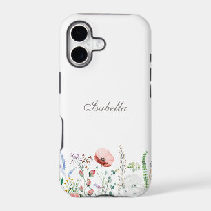Watercolor Wildflower Meadow Custom Name