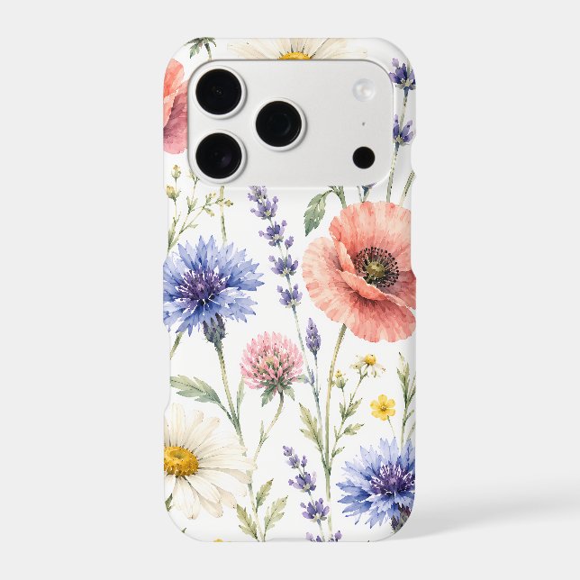 Watercolor Wildflower Meadow Floral (Back)