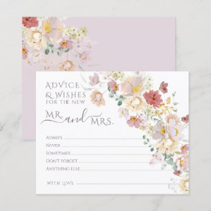 Watercolor Wildflower Purple Spring Bridal advice