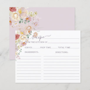 Watercolor Wildflower Purple Spring Bridal recipe
