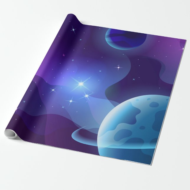  Watercolor Wildflower Wrapping Paper (Unrolled)
