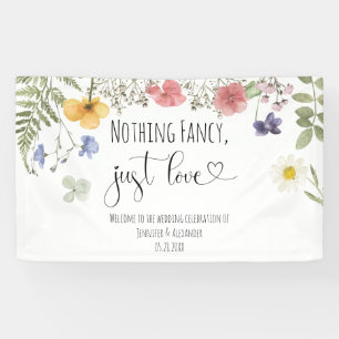 Watercolor Wildflowers  Banner