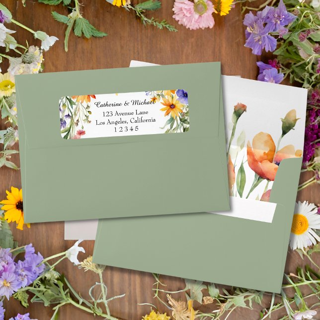 Watercolor Wildflowers Garden Spring Wedding (Creator Uploaded)