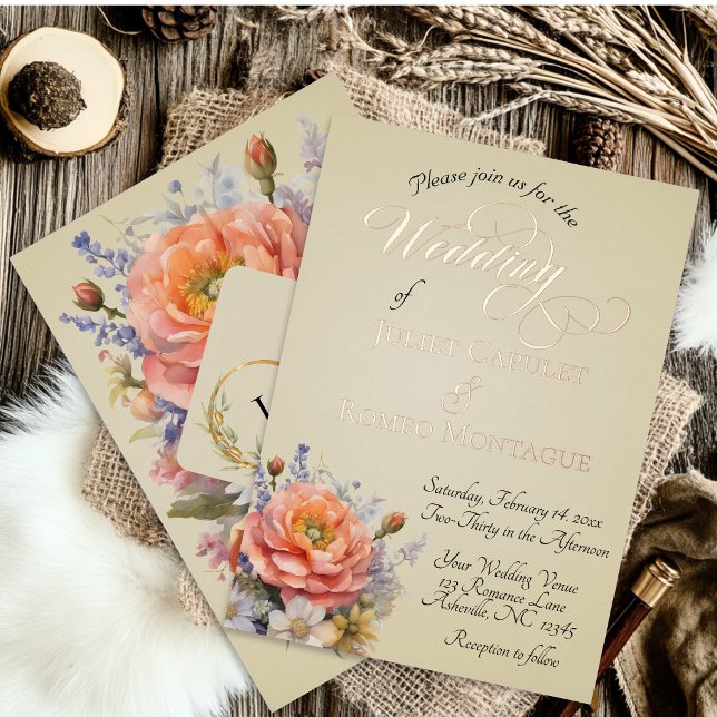 Watercolor Wildflowers, Monogram - Wheat (Creator Uploaded)