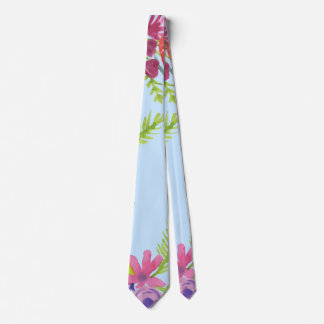Watercolor Wildflowers Pattern Leggings Wrapping P Tie