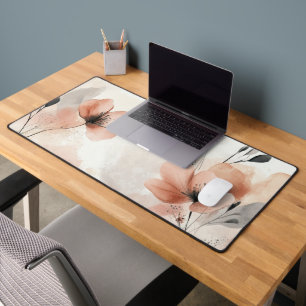 Watercolor Wildflowers Personalised Desk Mat
