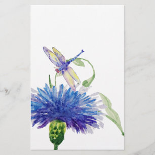 Watercolor Wildflowers Stationery