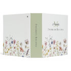 Watercolor Wildflowers Stylish Favourite Recipes