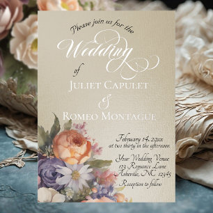 Watercolor Wildflowers - Wheat