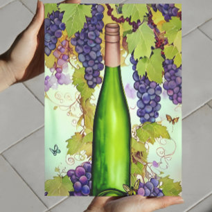Watercolor Wine Art Poster