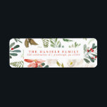 Watercolor Winter Floral Garland<br><div class="desc">Highlight your favourite family photo on your holiday cards this season!  Whether you celebrate Christmas,  Hanukkah or simply want to send our a New Year greeting to your friends and family,  Blush Paper Co. has the perfect holiday card for you.</div>