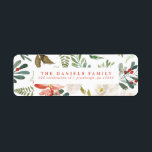 Watercolor Winter Floral Garland<br><div class="desc">Highlight your favourite family photo on your holiday cards this season!  Whether you celebrate Christmas,  Hanukkah or simply want to send our a New Year greeting to your friends and family,  Blush Paper Co. has the perfect holiday card for you.</div>
