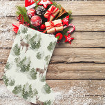 Watercolor Winter Forest Seamless Pattern Small Christmas Stocking<br><div class="desc">Embrace the serene beauty of winter with our Watercolor Winter Forest Seamless Pattern. This exquisite design captures the enchanting essence of a snow-covered forest,  perfect for adding a touch of seasonal magic to your life.</div>