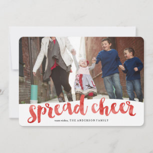 Watercolor Winter Holiday Card