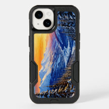 watercolor winter morning Otterbox Case