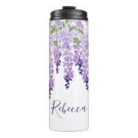 Watercolor Wisteria Personalised Name