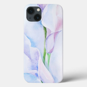 watercolor with 3 callas iPhone 13 case
