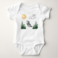 Watercolor Wolf Baby Shower