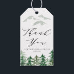 Watercolor Woodland Bridal Shower Thank You Gift Tags<br><div class="desc">Add a personal touch to your woodland bridal shower favours with our Customisable Woodland Bridal Shower Thank You Gift Tag, beautifully designed with enchanting watercolor forest illustrations. These thank you gift tags are perfect for expressing your gratitude to guests in a charming and memorable way. Each tag features stunning watercolor...</div>