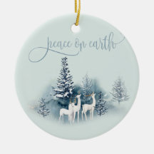 Watercolor Woodland Deer