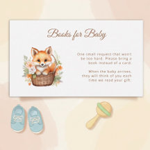 Watercolor Woodland Fox Florals Books for Baby