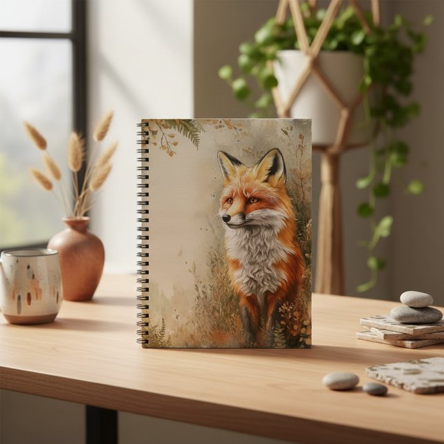 Watercolor Woodland Fox Nature  Notebook (Creator Uploaded)