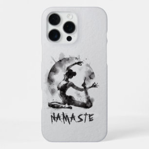 Watercolor Yoga Reiki One-Legged King Pigeon Pose iPhone 16 Pro Max Case
