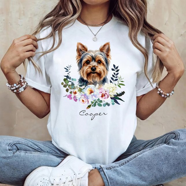 Watercolor Yorkshire Terrier T-Shirt (Creator Uploaded)