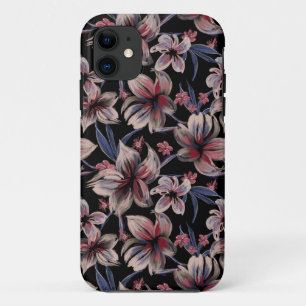 Watercolors Crimson on Black  Case-Mate iPhone Case