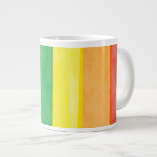 Watercolors Pride Rainbow Large Coffee Mug