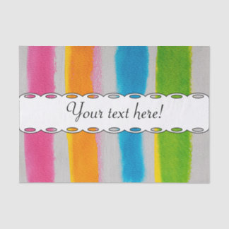 Watercolors stripes texture tissue paper