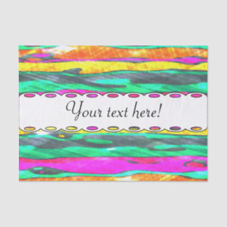 Watercolors stripes tissue paper