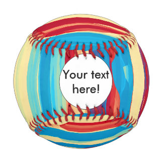 Watercolors texture baseball