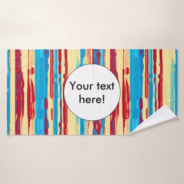 Watercolors texture bath towel (Bath Towel)