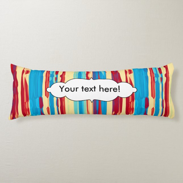 Watercolors texture body cushion (Front)