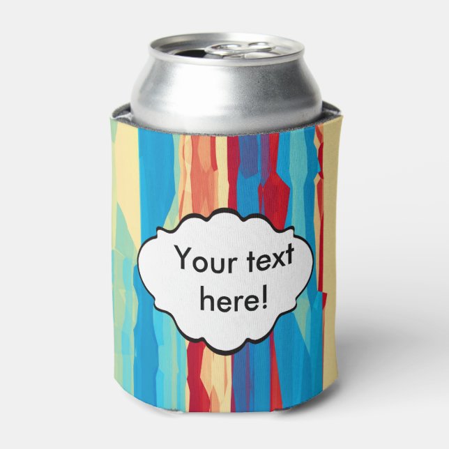 Watercolors texture can cooler (Can Front)