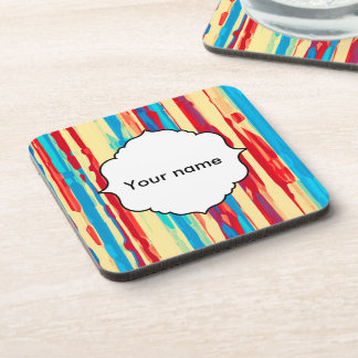 Watercolors texture coaster