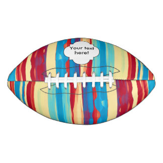 Watercolors texture football