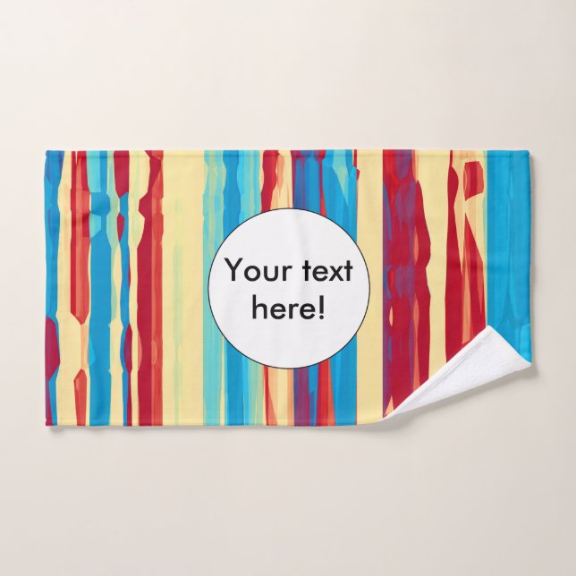 Watercolors texture hand towel (Hand Towel)