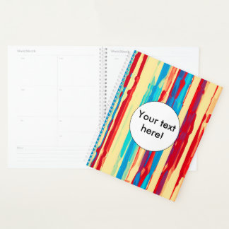 Watercolors texture planner