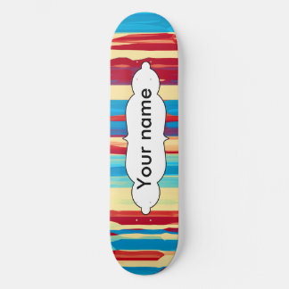 Watercolors texture skateboard