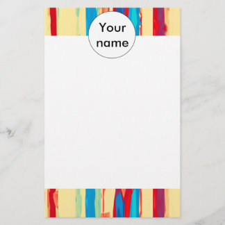 Watercolors texture stationery