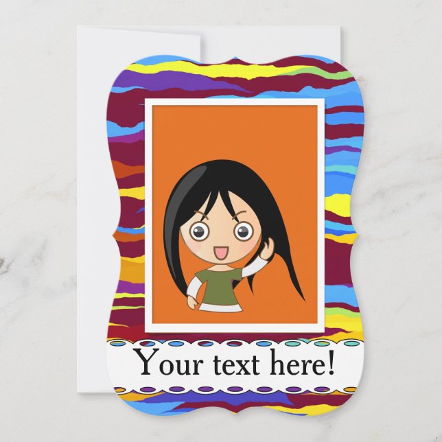 Watercolors waves abstract design (Front)